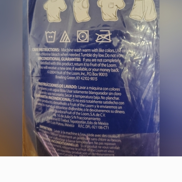 Vintage Fruit Of The Loom Boxer Briefs Sz L 38-40 Classic White NOS 2004Sealed - Picture 3 of 6